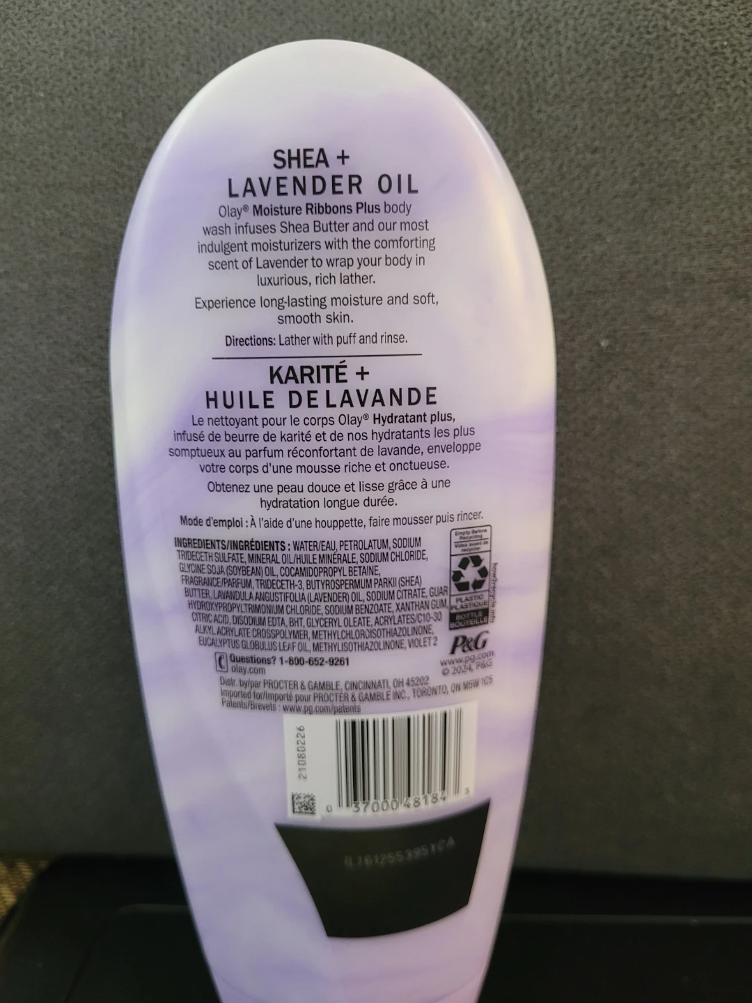 Olay Moisture Ribbons Plus Shea + Lavender Oil Body Wash - photo 2
