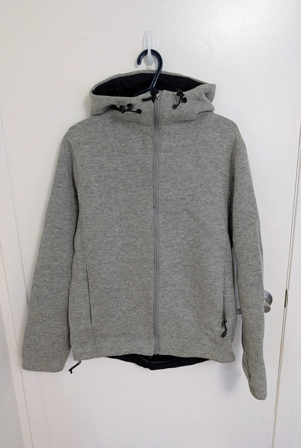 Bench Grey Zip-Up Hoodie Jacket - Men's Large