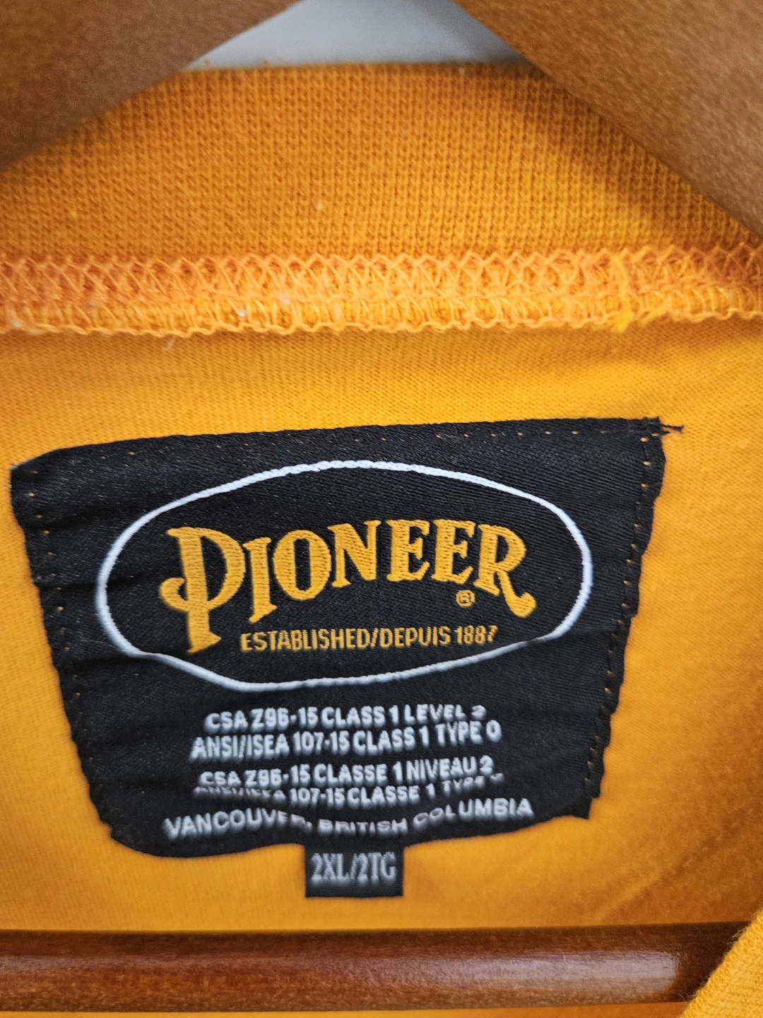 Pioneer Orange High-Visibility Work T-Shirt - photo 2
