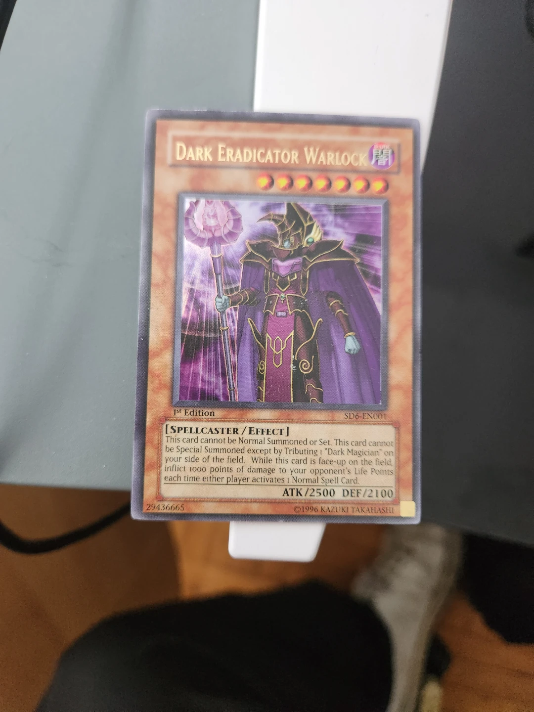 Yu-Gi-Oh! Dark Eradicator Warlock Trading Card