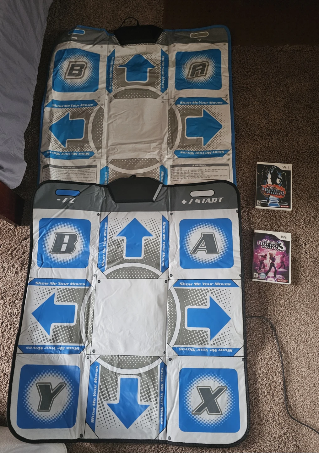 Wii Dance Dance Revolution Dance Pad and Games
