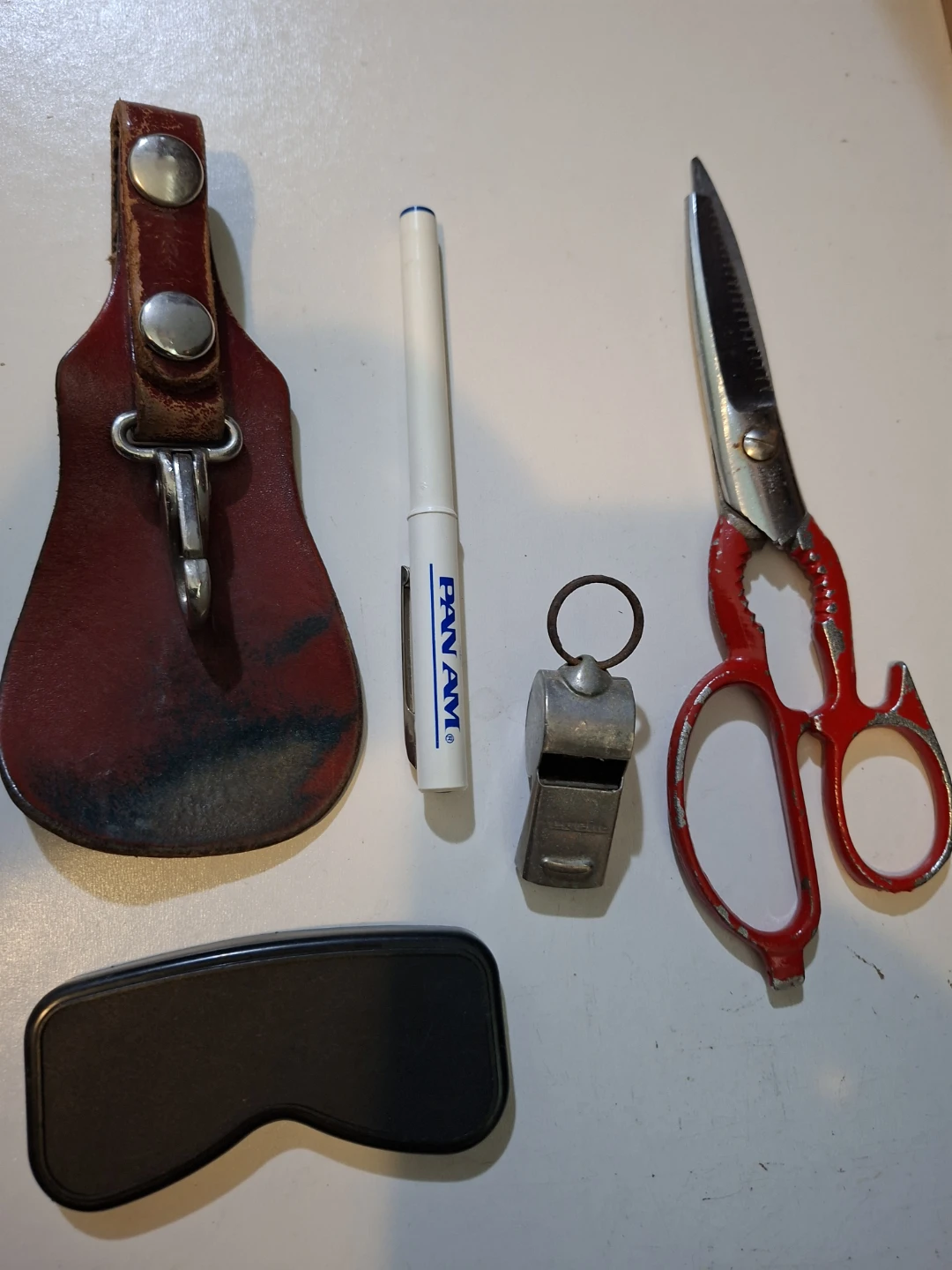PAN AM pen, whistle, scissors, and more