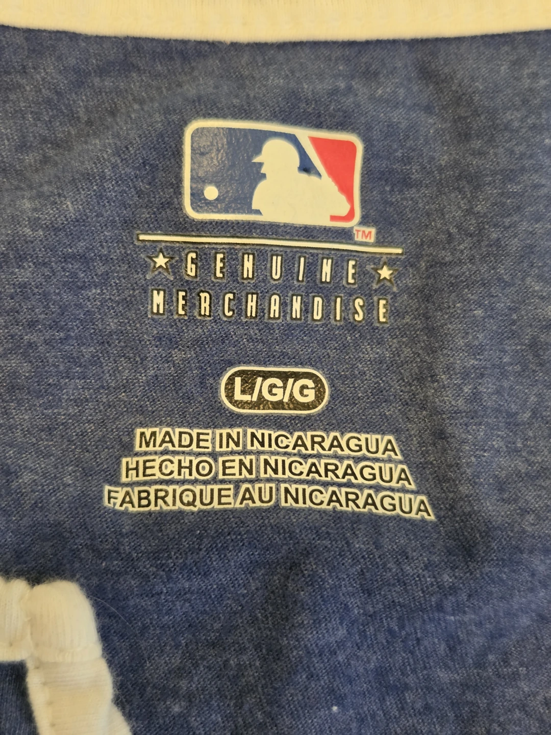 Chicago Cubs Raglan Women's T-Shirt Size L - photo 5