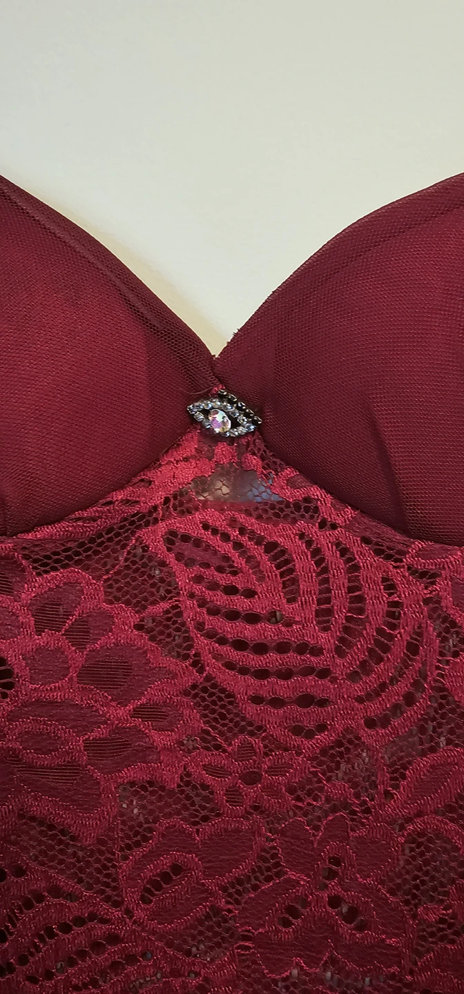 Red Lace Babydoll Dress - photo 4