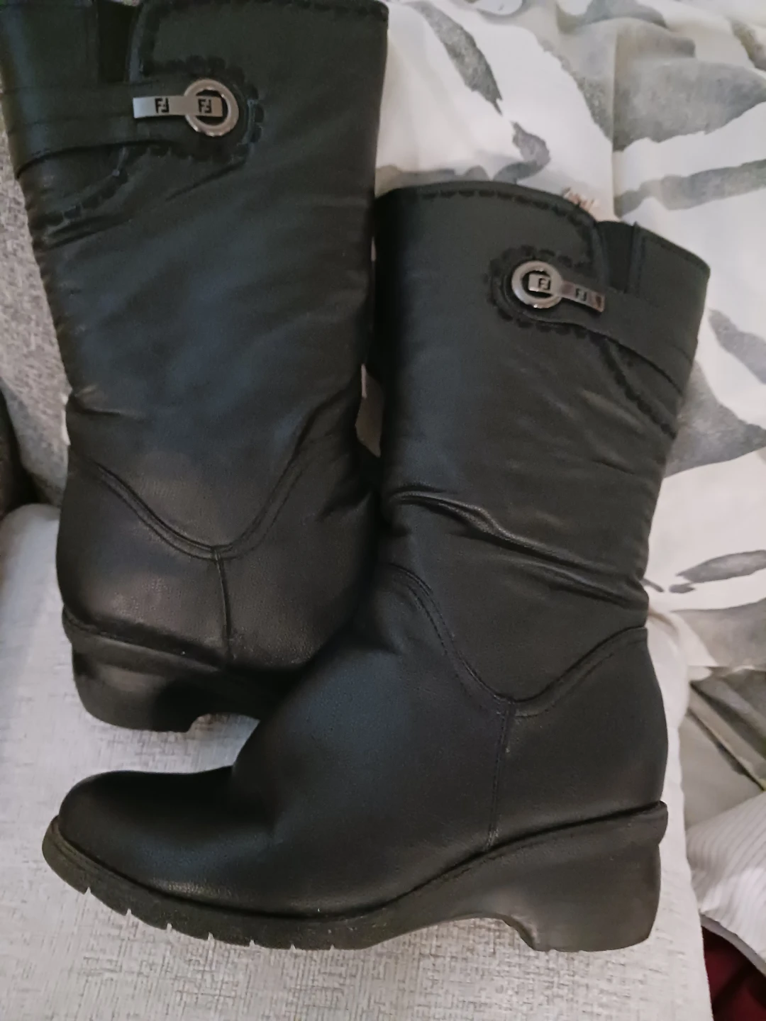 Black Leather Boots