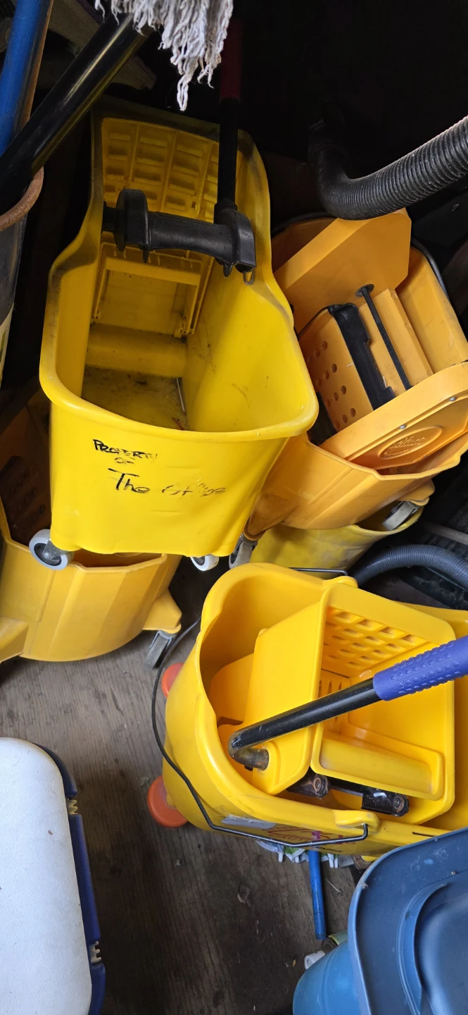 Yellow Mop Bucket
