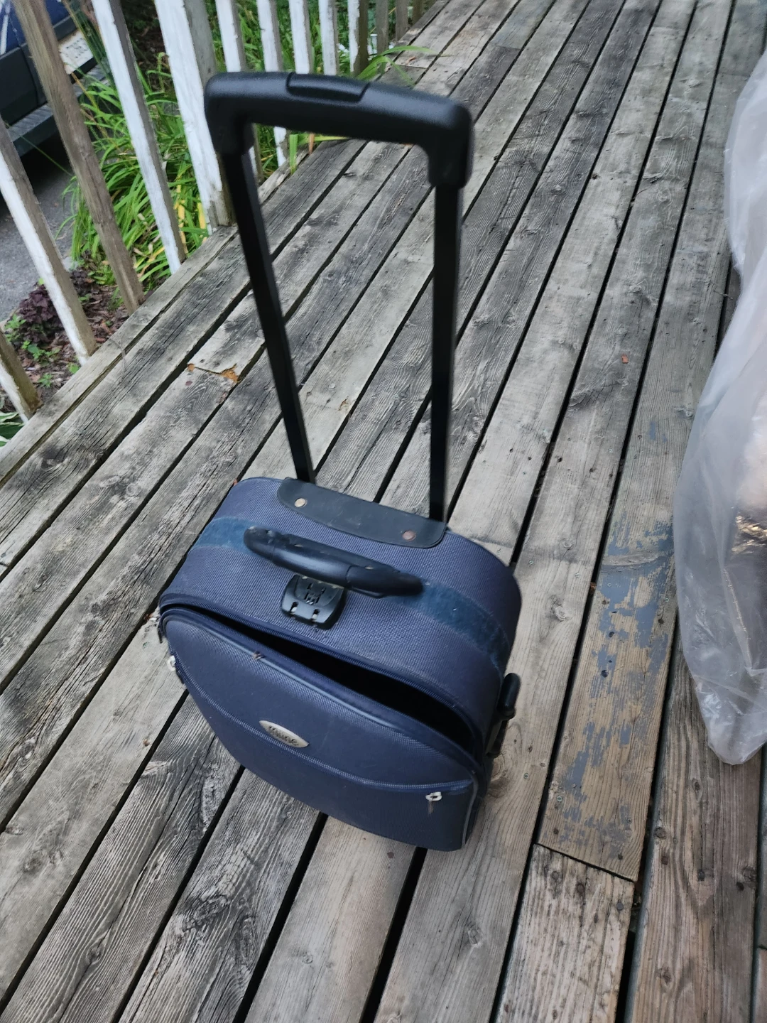 Miine Blue Rolling Suitcase - photo 2