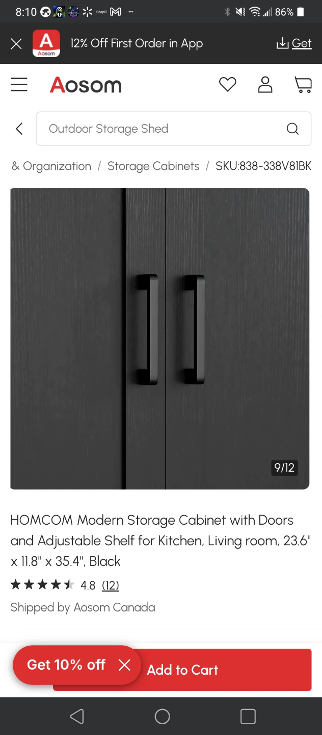 🧡BRAND NEW STORAGE CUPBOARD FOR KITCHEN, BATHROOM,  ETC. - photo 2