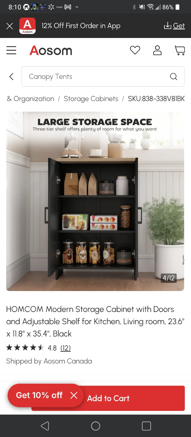 🧡BRAND NEW STORAGE CUPBOARD FOR KITCHEN, BATHROOM,  ETC. - photo 4