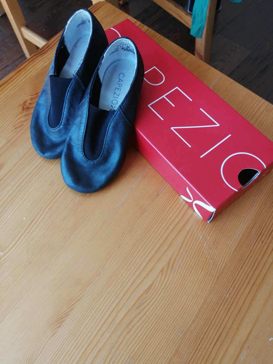 Capezio Black Leather Ballet Shoes - photo 4