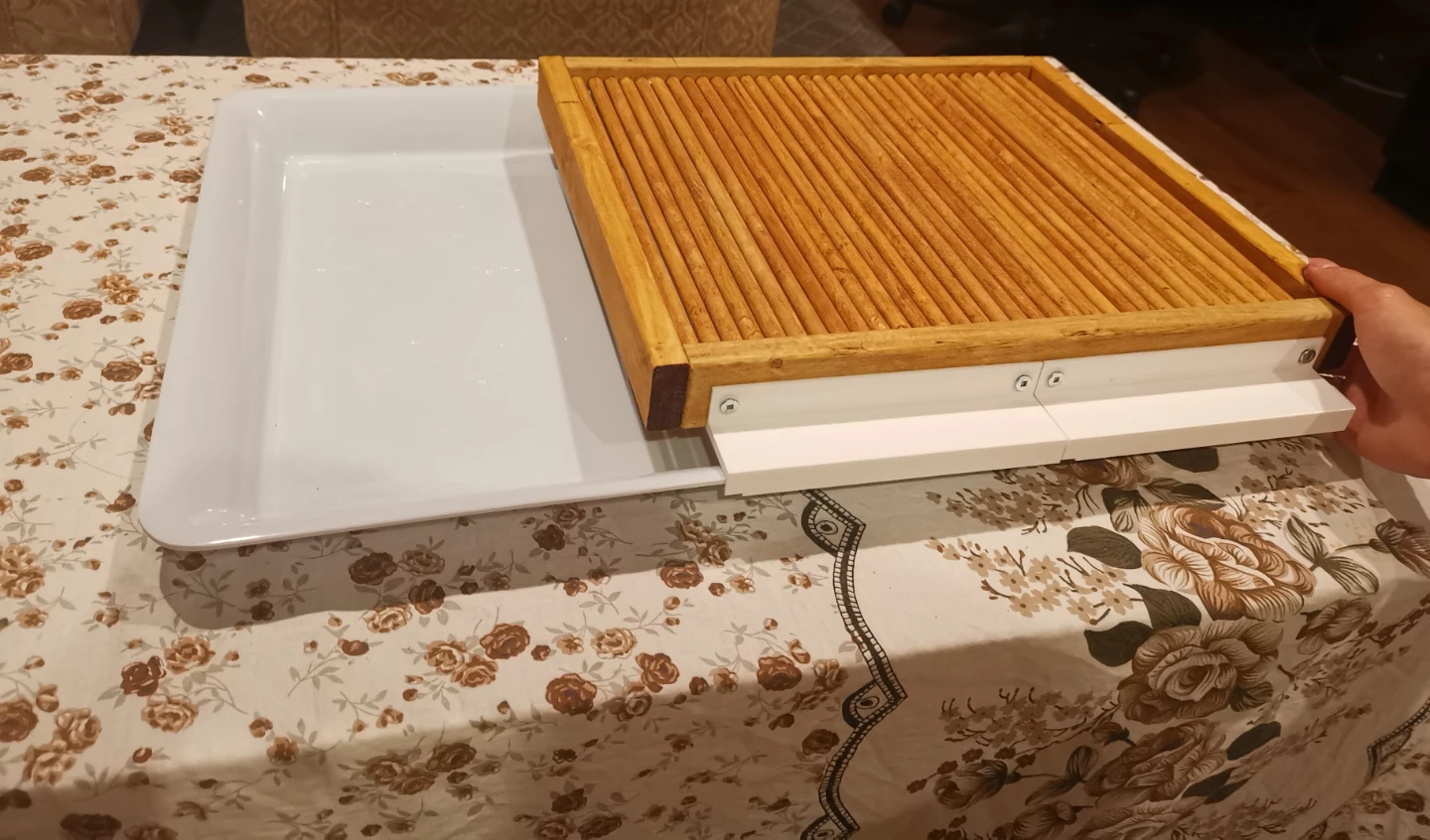Handmade Gongfu Tea Tray | Wooden Tea Table (Tray Only) - photo 3