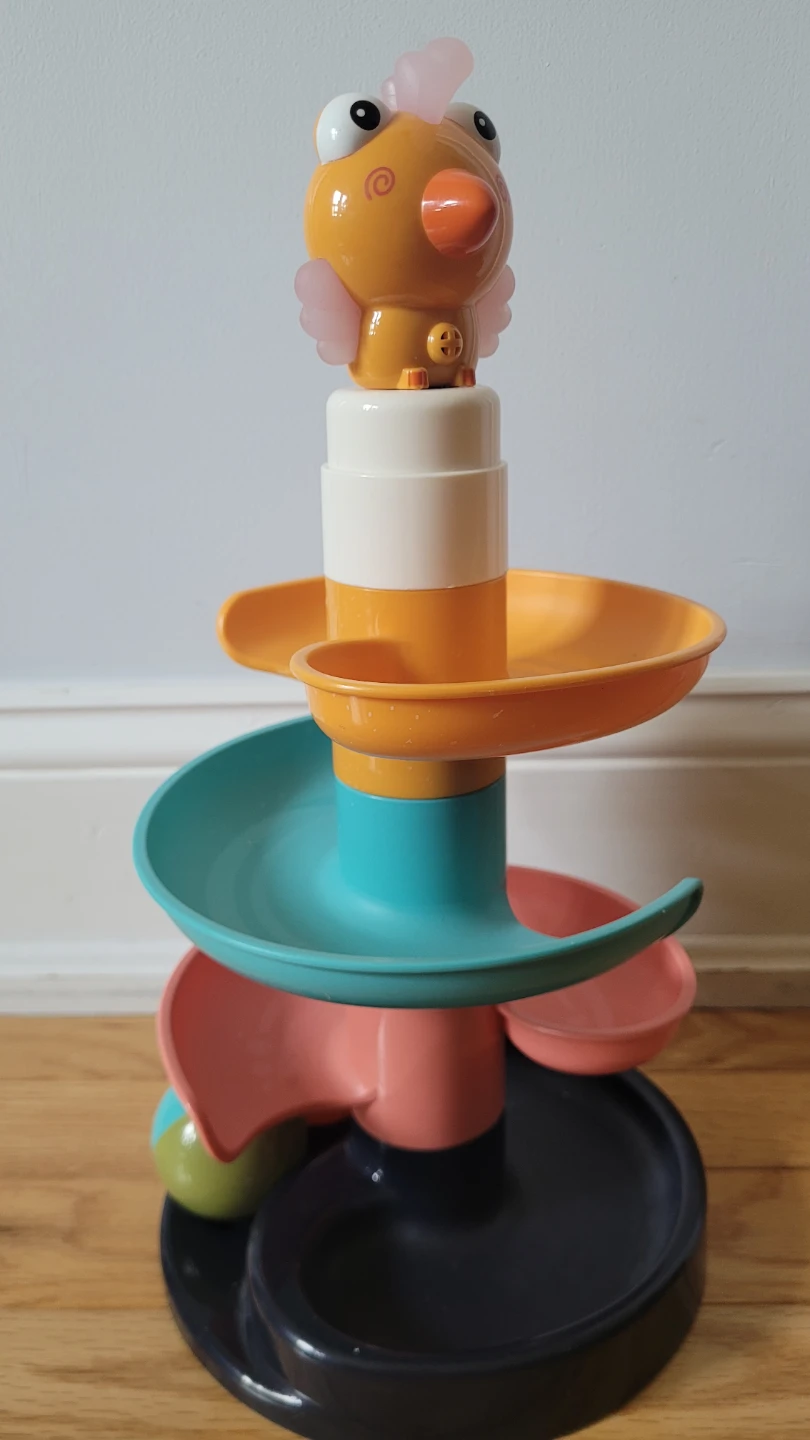 Plastic Ball Ramp Toy