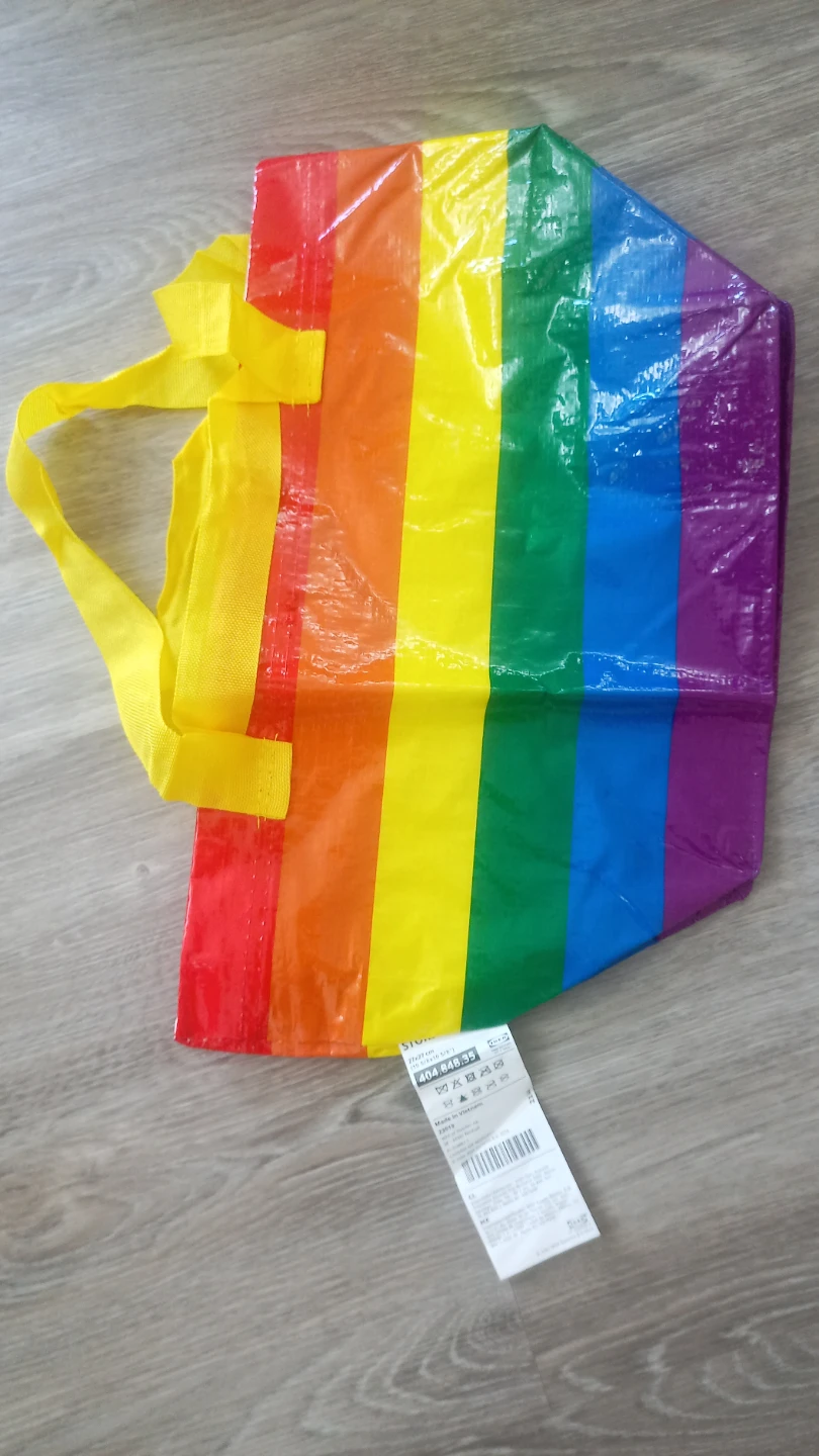 IKEA Rainbow Shopping Bag