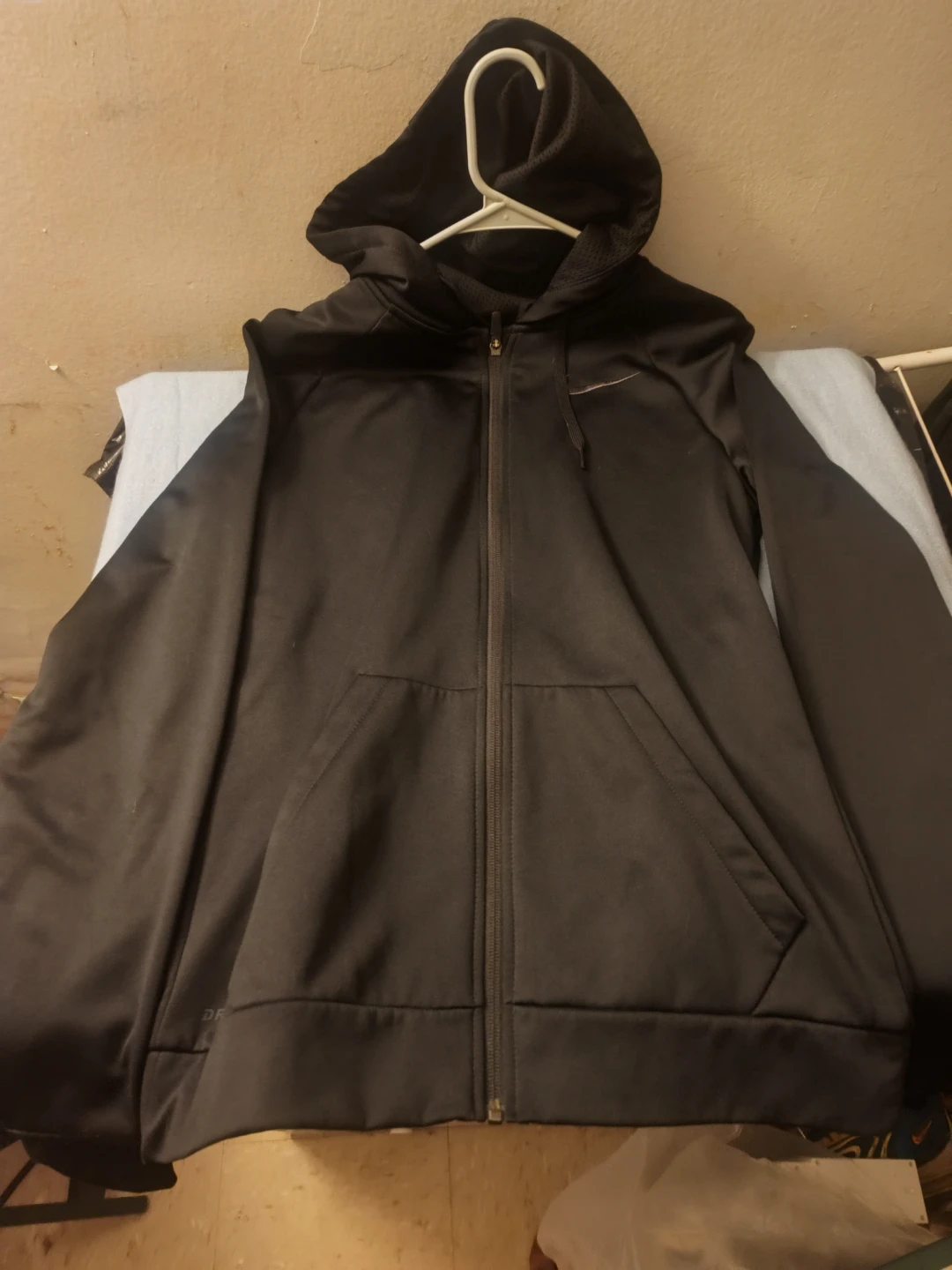 Nike Dri-FIT Black Zip-Up Hoodie