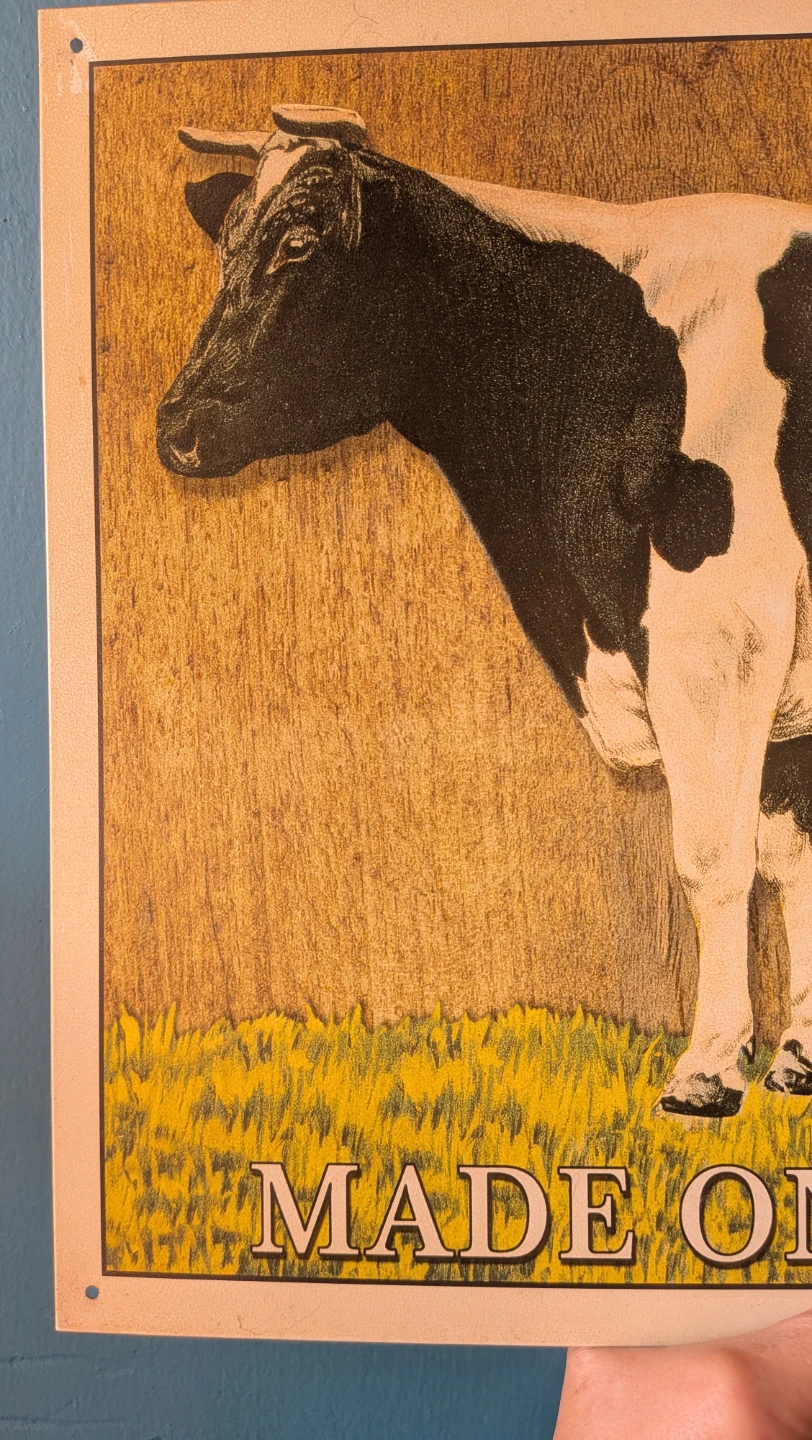 Hershey's Milk Choc metal Vintage Style Sign - photo 4