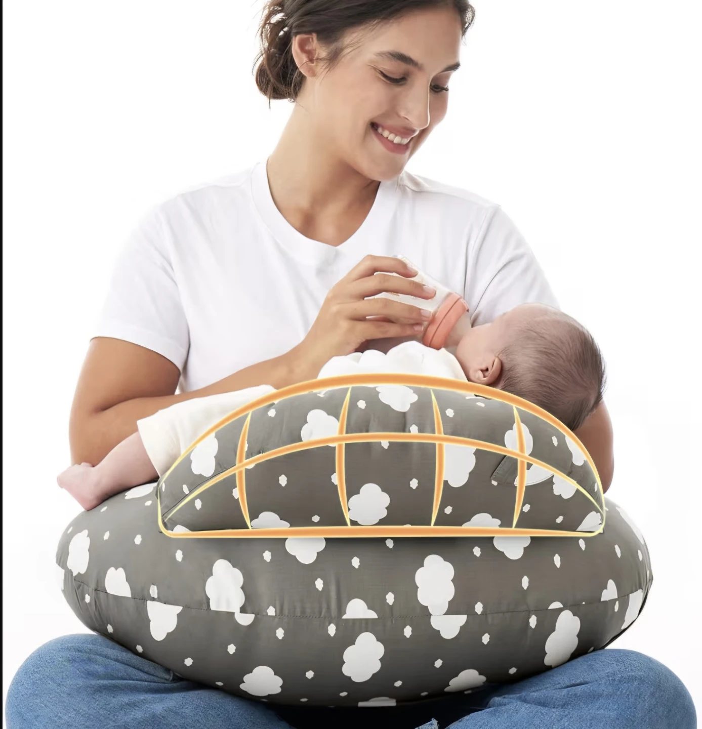 Momcozy Nursing Pillow with Adjustable Waist Strap - photo 3