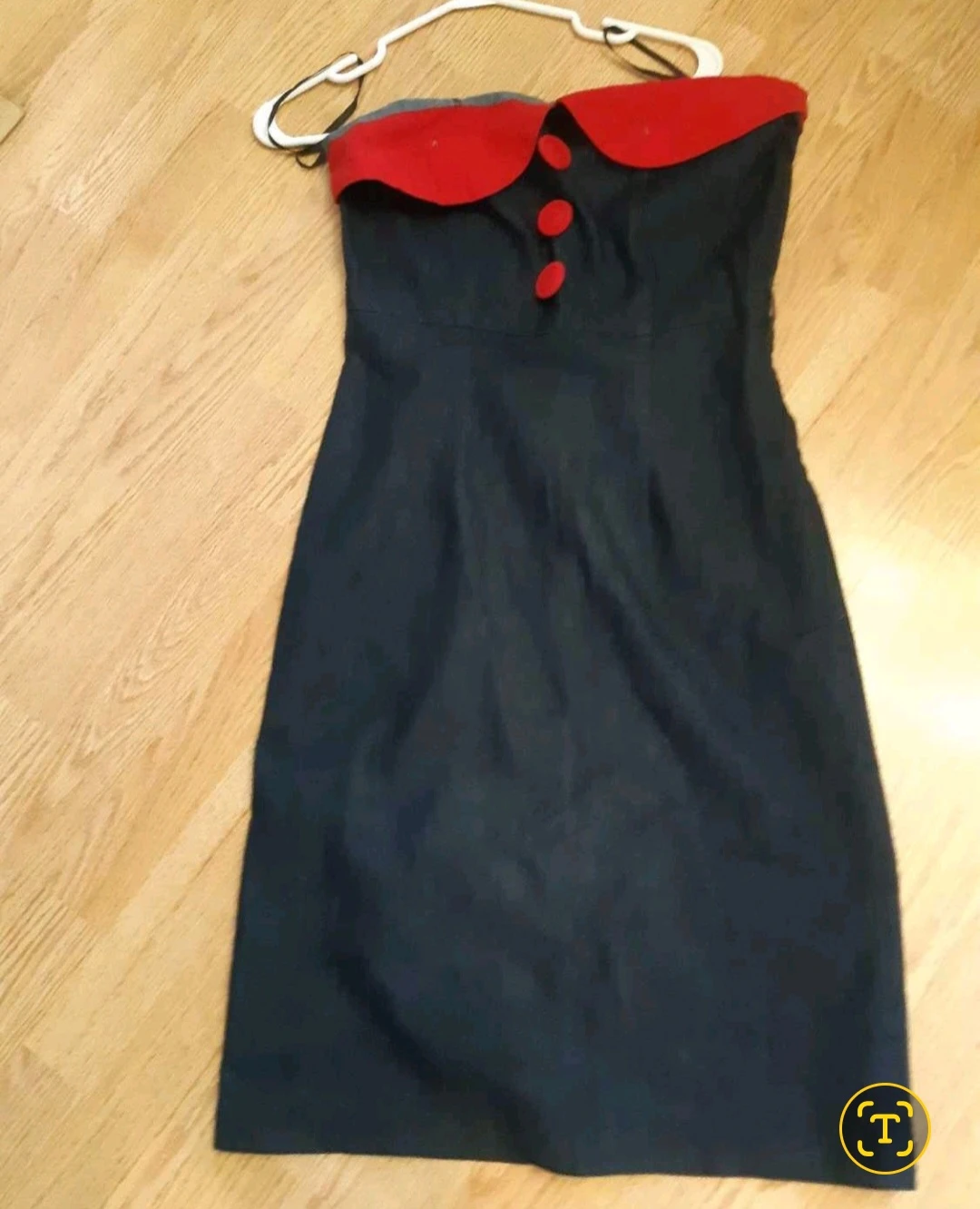 Route 66 Strapless Denim Dress Size 12 - photo 2