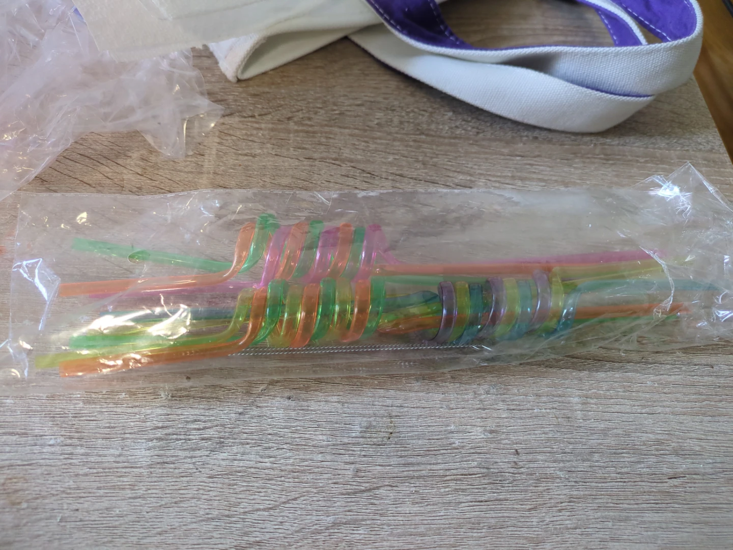 Reusable Silly Straws w/ Cleaning Brush and sea creatures