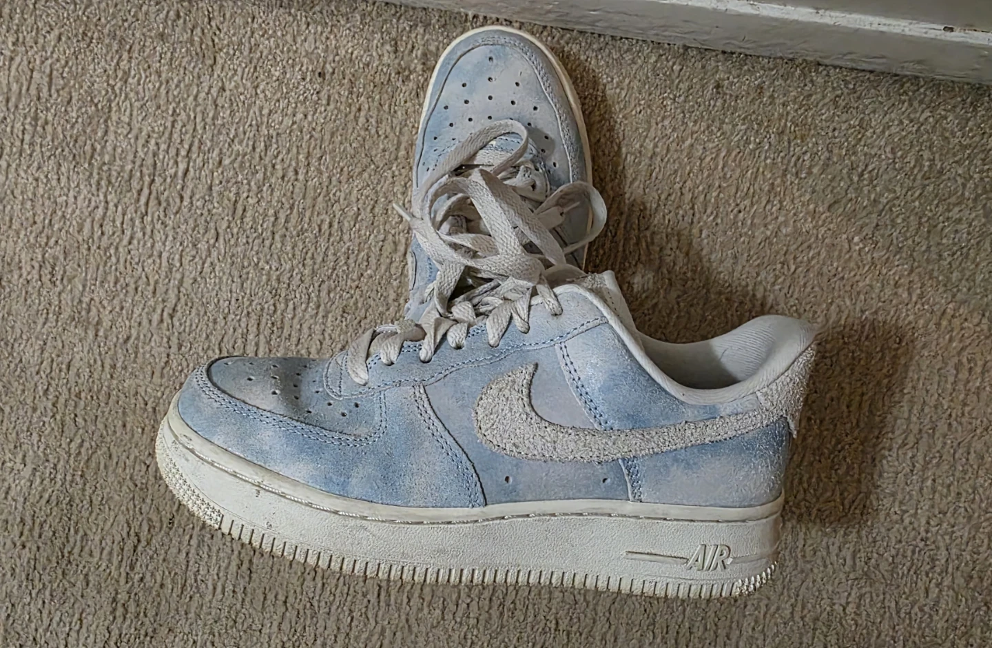 Nike Air Force 1 Low '07 Sky Blue Sneakers - photo 2