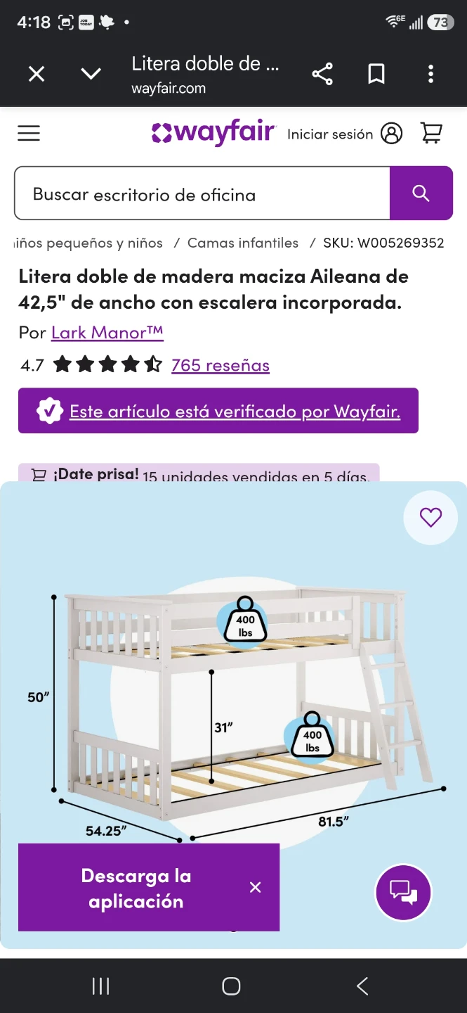 Cama doble para niños y coche - photo 4