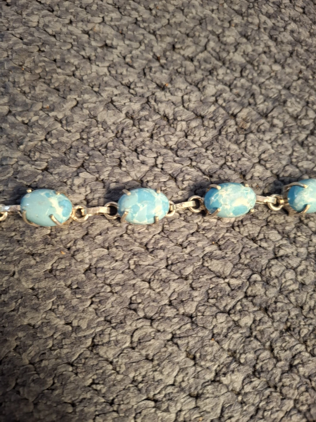 Sterling Silver Turquoise Bracelet