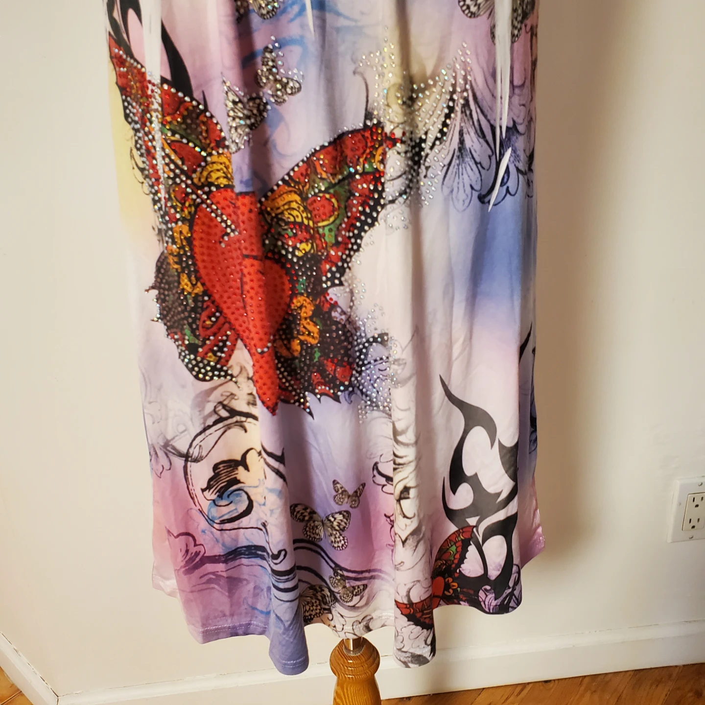Women's Butterfly Print Tank Dress - photo 2