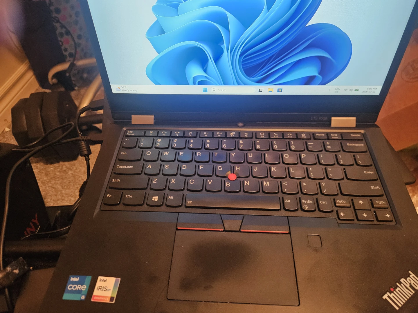 Lenovo yoga x360 touchscreen 11gen  Ultra-slim - photo 2