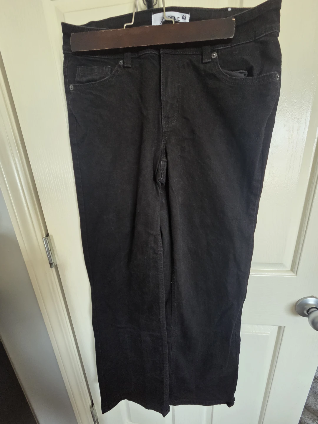 Ardene Black Wide Leg Jeans
