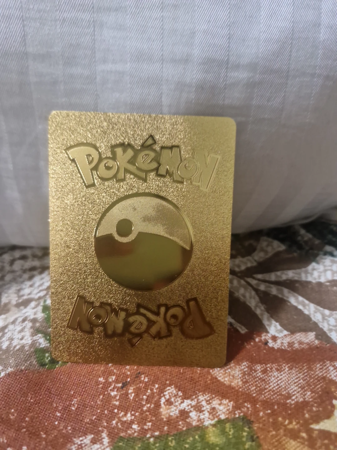 Shining Charizard Gold Metal Pokemon Card - photo 2