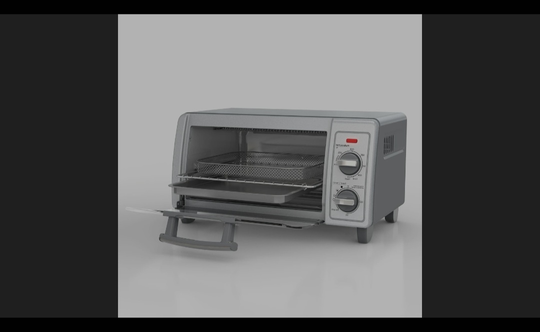 Black & Decker 4 Slice Stainless Steel Toaster Oven - photo 5