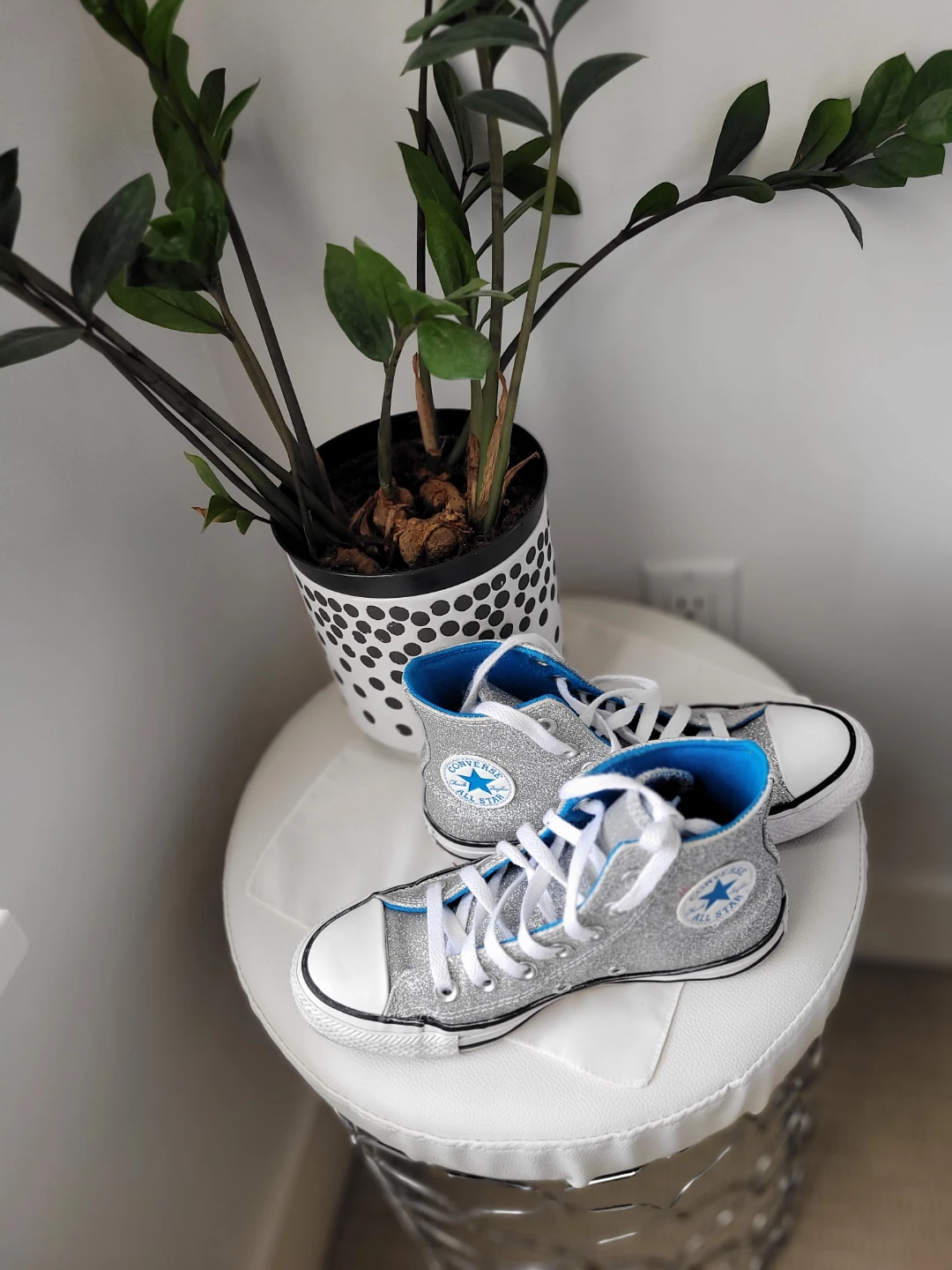 Converse All Star Glitter High Top Sneakers - photo 2