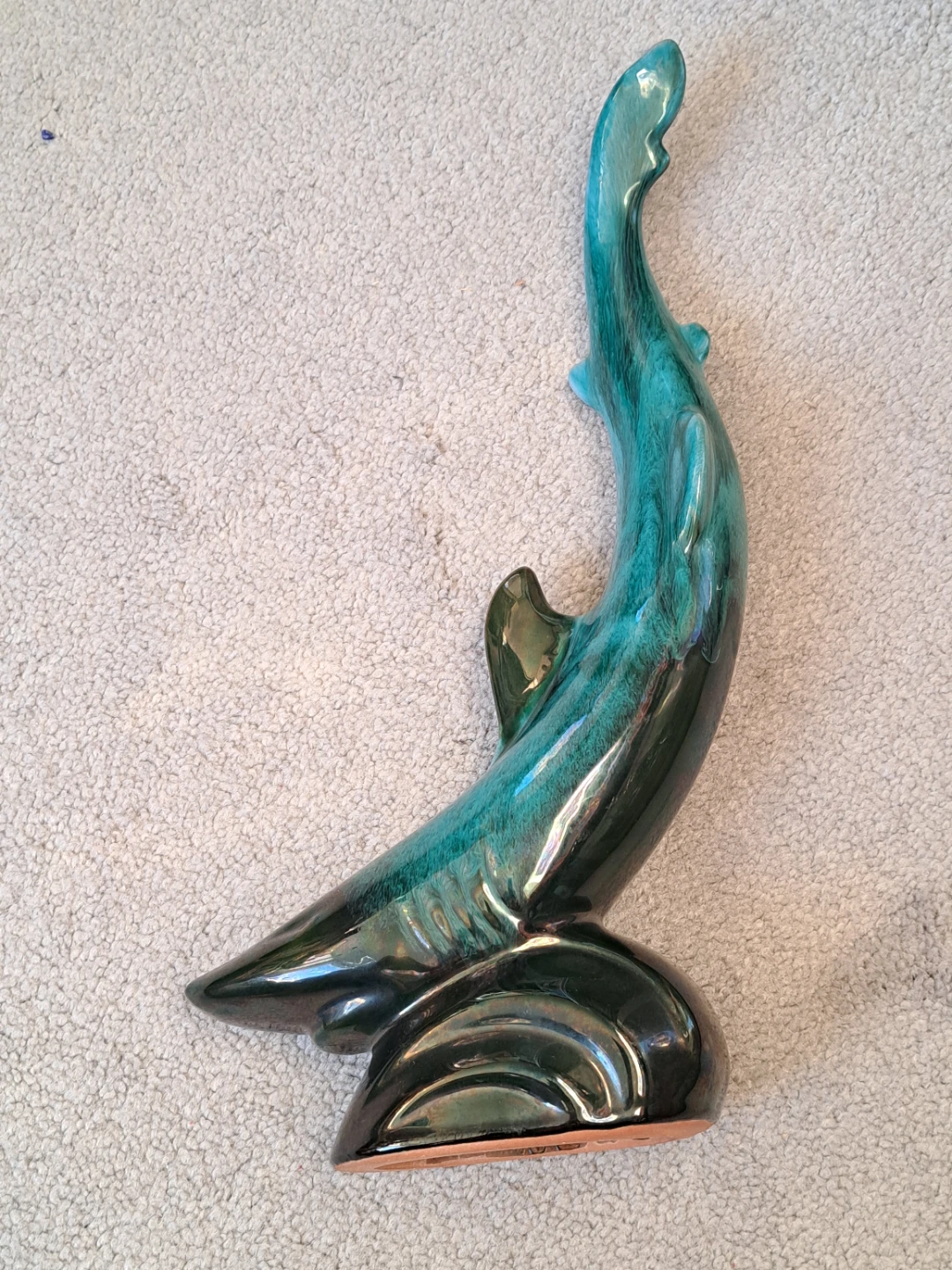 Blue Mountain Pottery Ceramic Shark Figurine