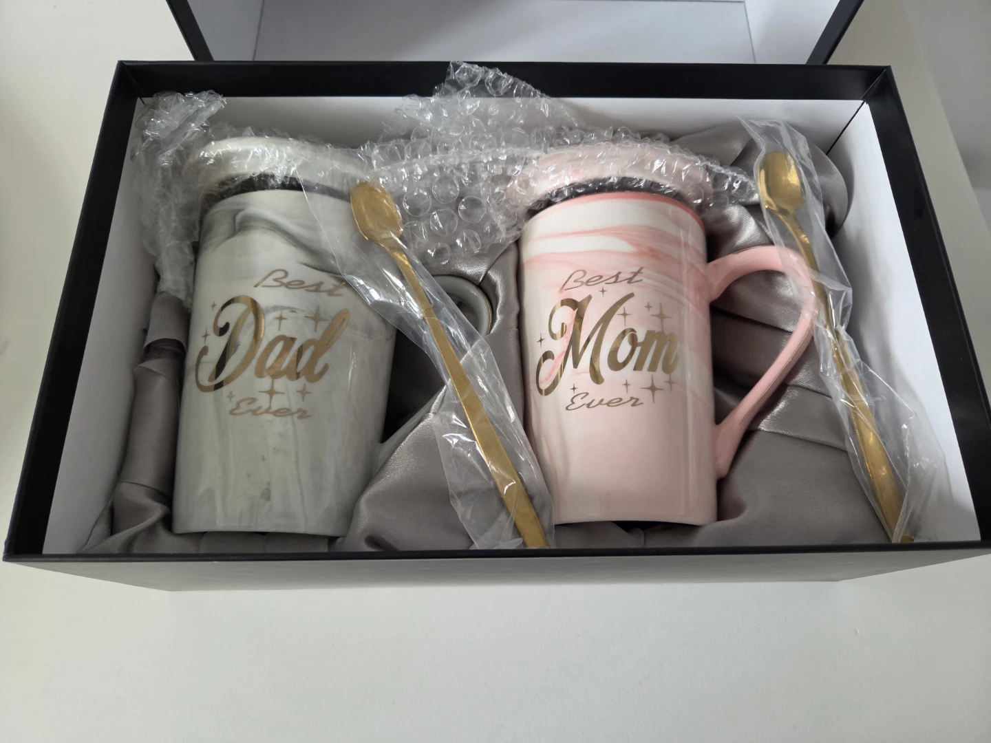 "Best Dad Ever" & "Best Mom Ever" Mug Set