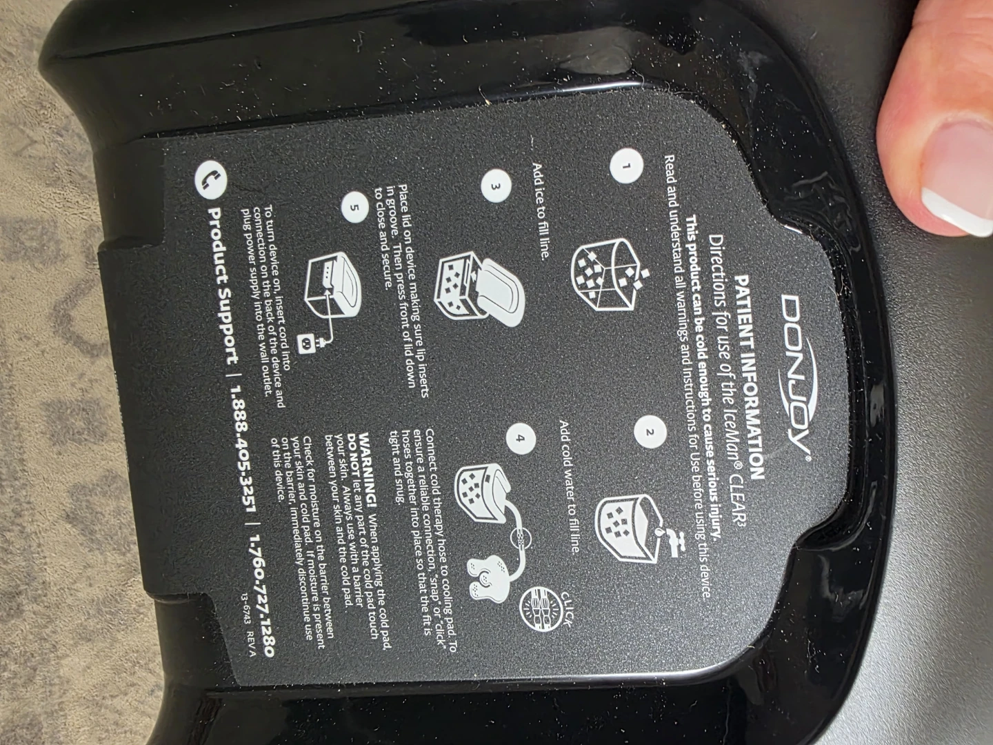 Knee Ice Machine