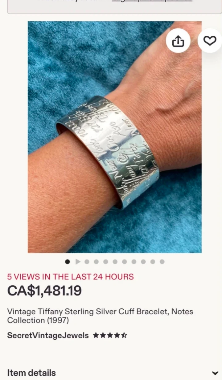 Tiffany & Co. Sterling Silver Bracelet - photo 2