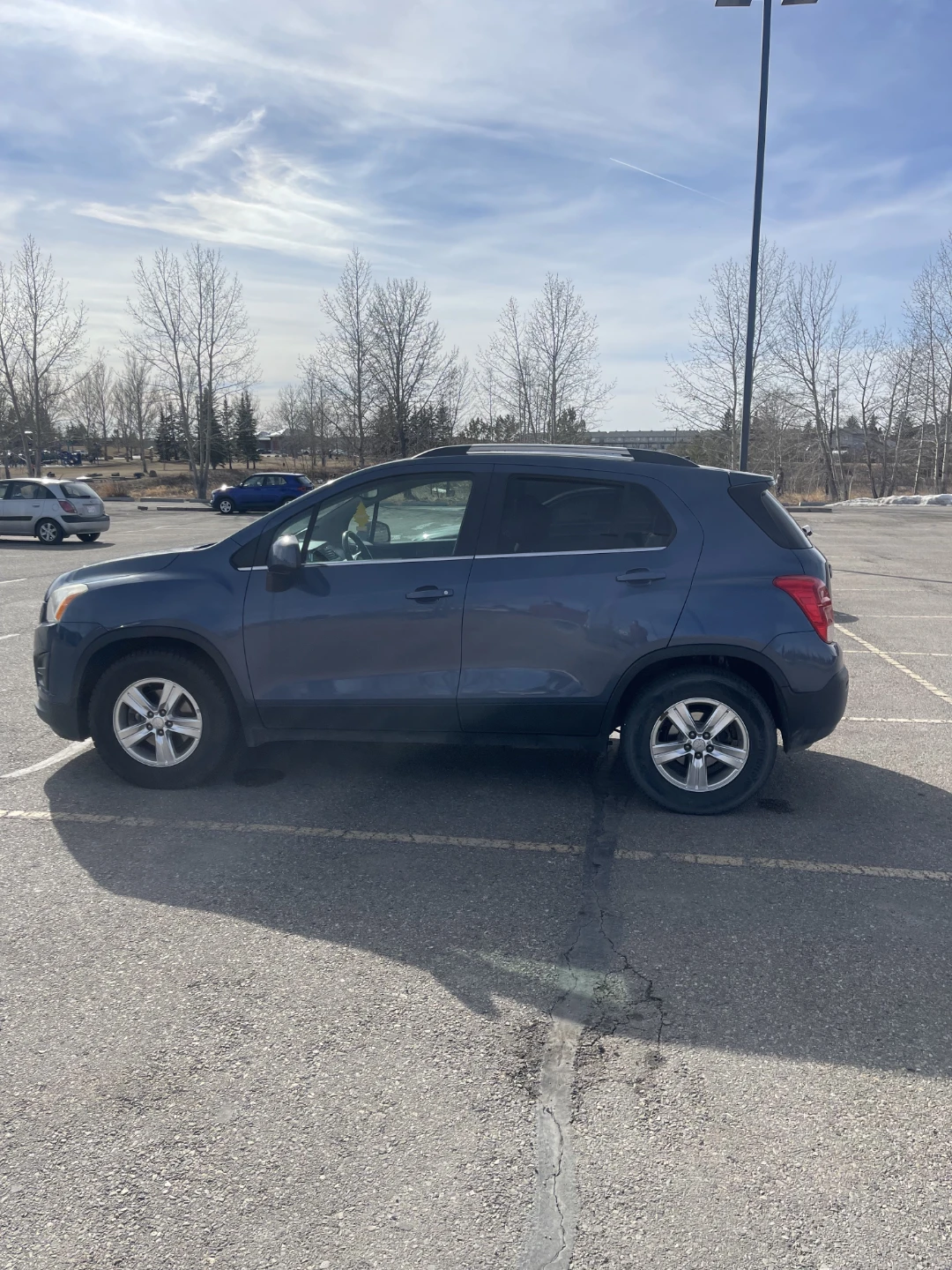 Blue Chevrolet Trax LT  AWD SUV