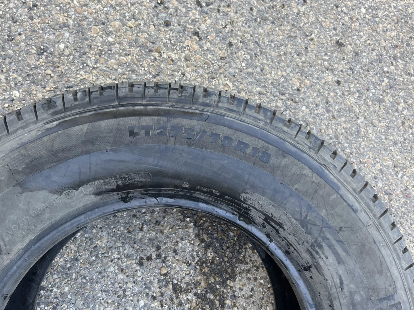 Michelin LTX A/T LT275/70R18 Tires - photo 3