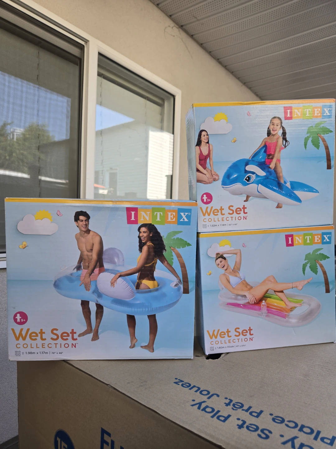 3 brand new inflatable floaties