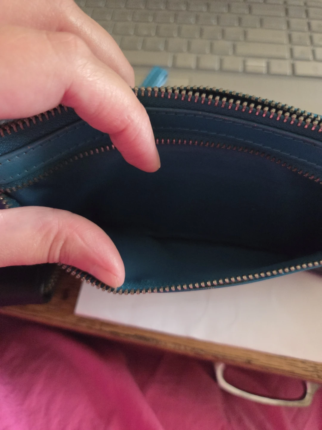 Danner Teal Leather Wristlet - photo 3