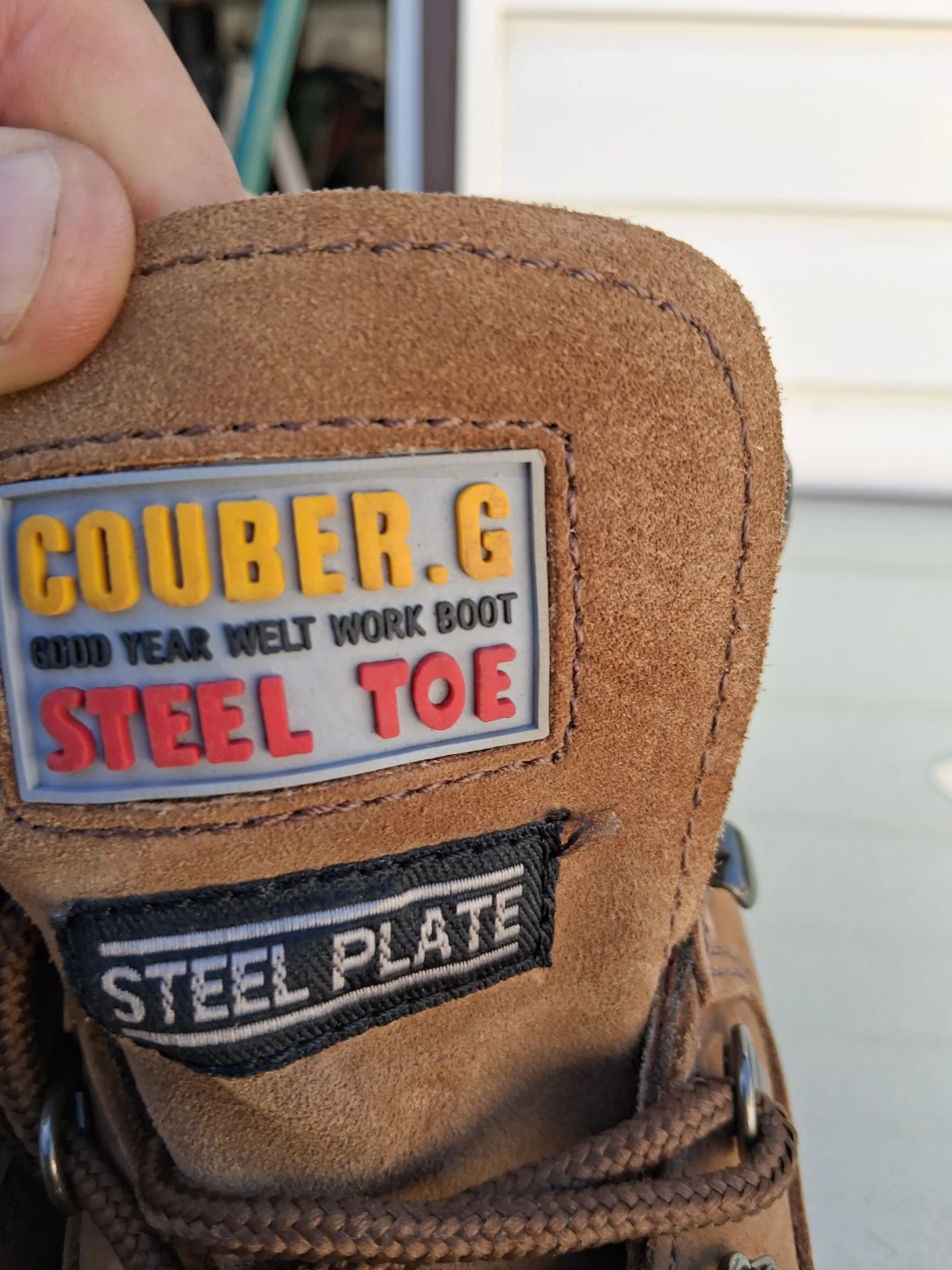 Couber.G Steel Toe Work Boots size 8.5 - photo 5