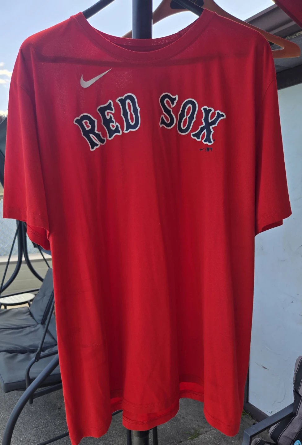 Boston Red Sox XXL, 2XL TEE. Nike Dri-Fit. Red.