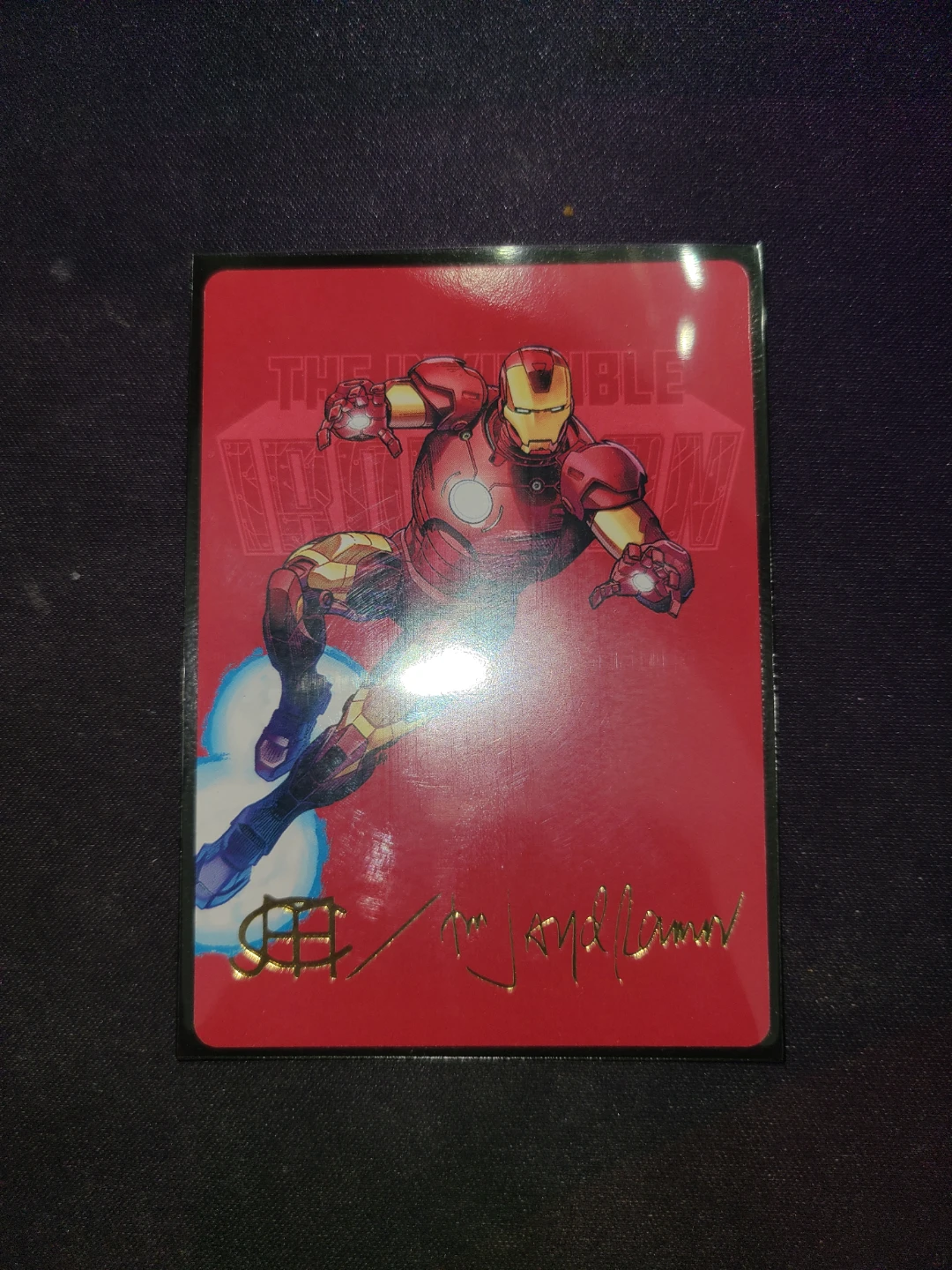 Invincible Iron Man Signed Art Card MTG Magic the Gathering