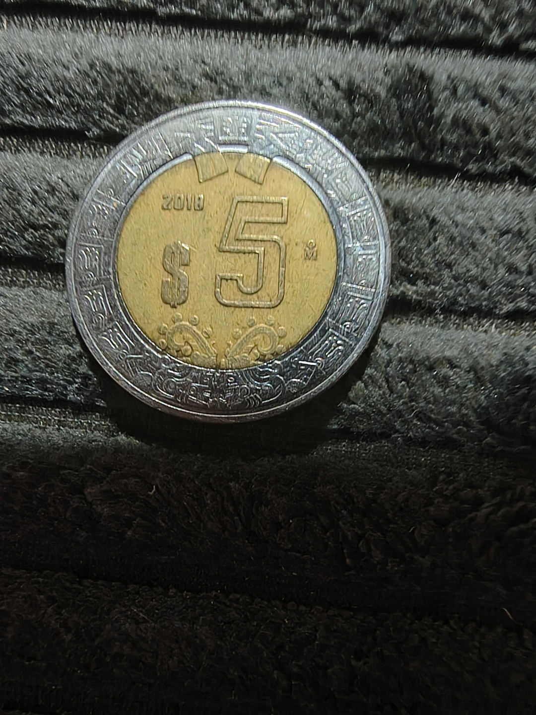 Mexican 5 Pesos Coin 2018