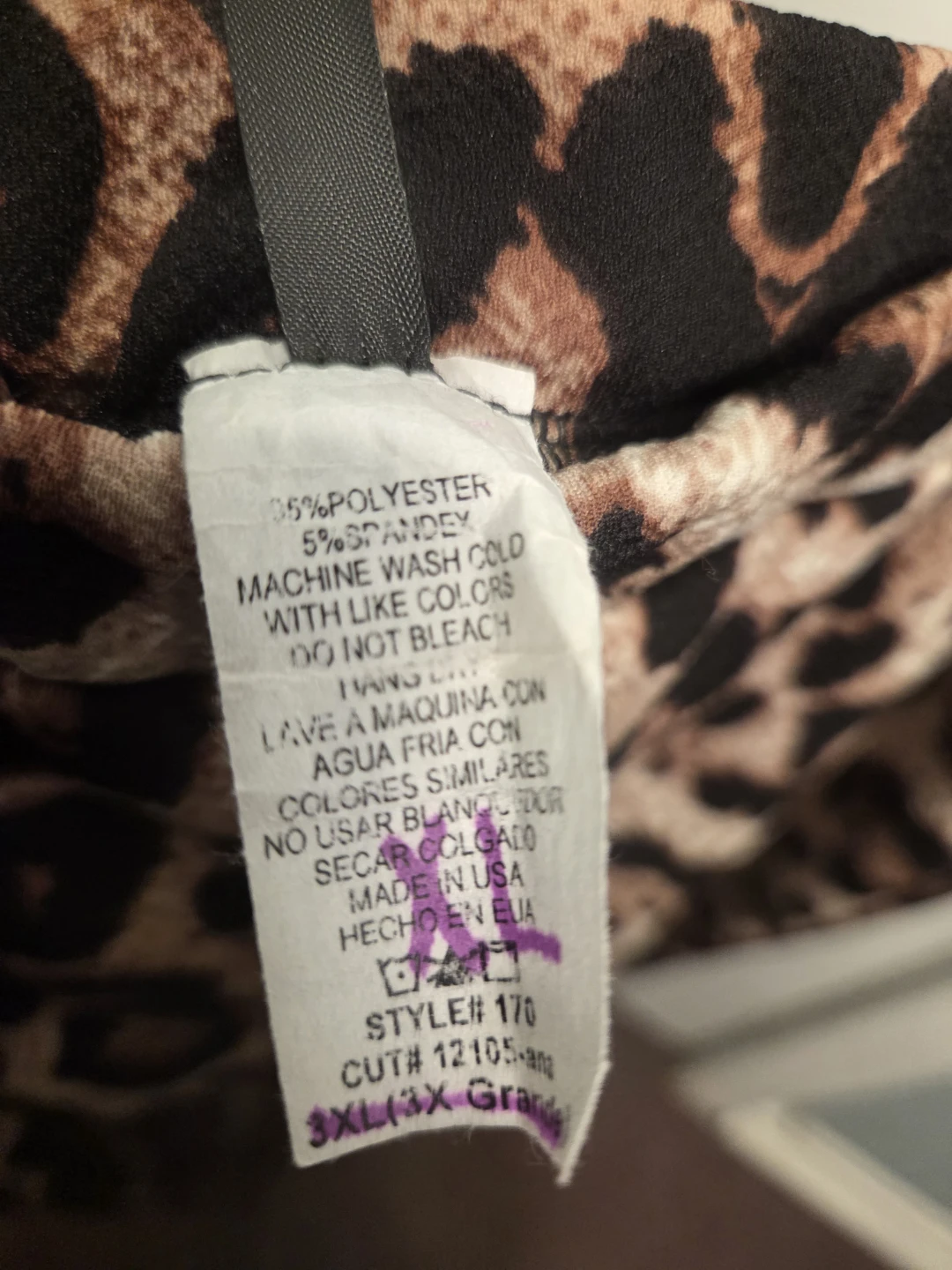 MOA Collection Leopard Print Skirt 3XL - photo 3