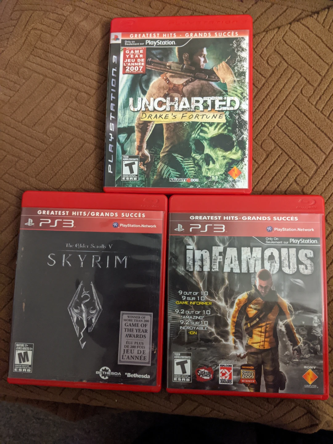 3 PS3 Games Lot GH
