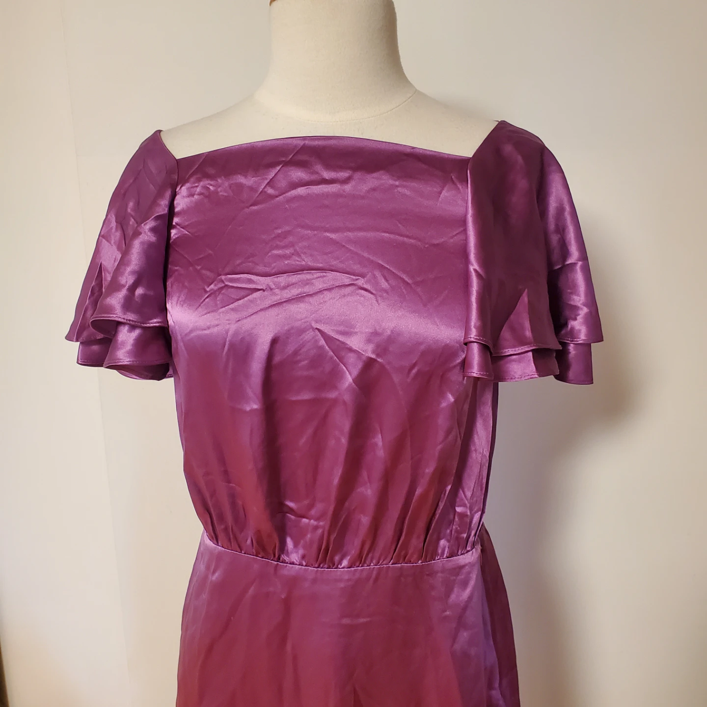 Banana Republic Purple Satin Dress