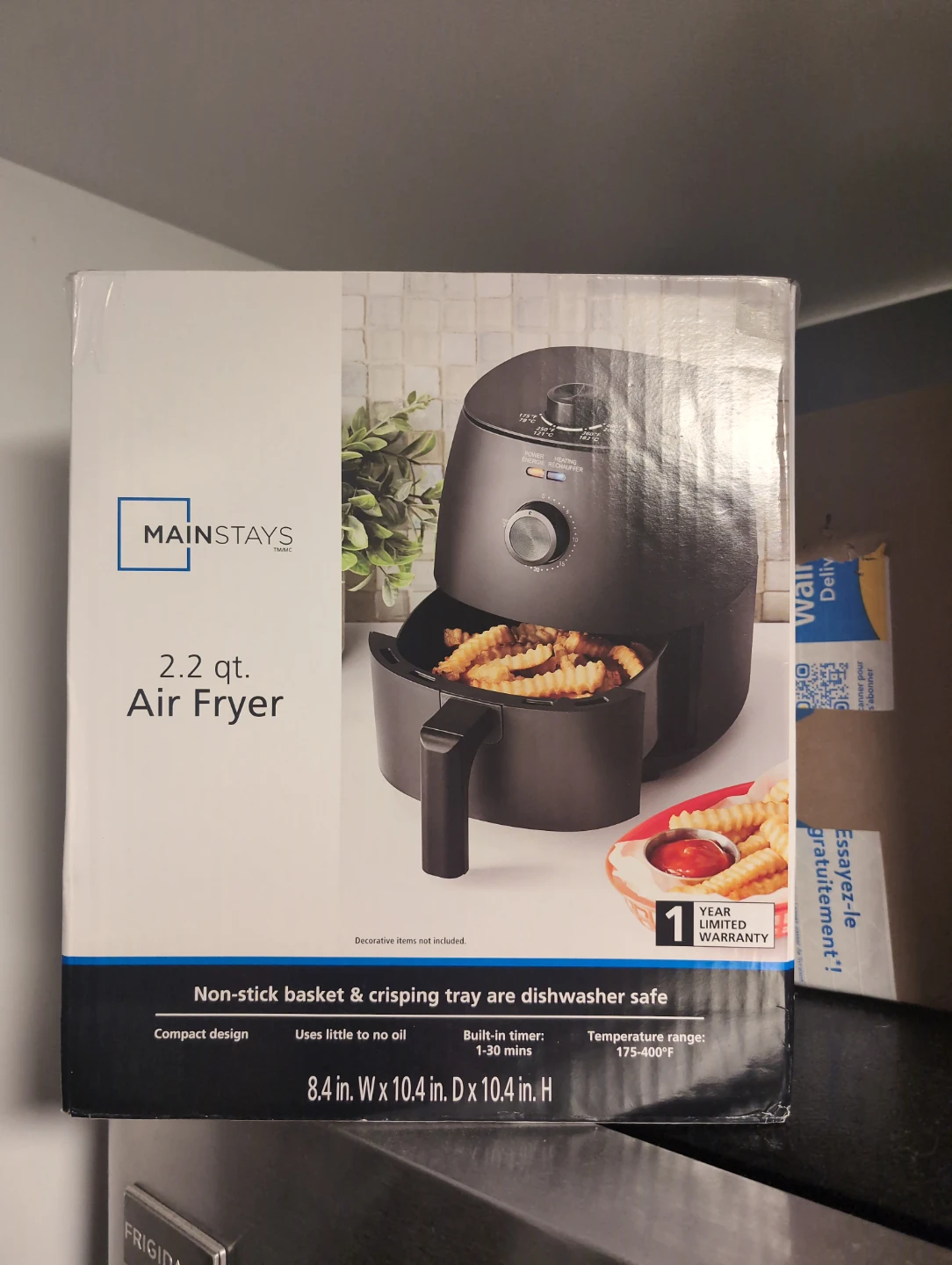 Mainstays 2.2 Qt Air Fryer