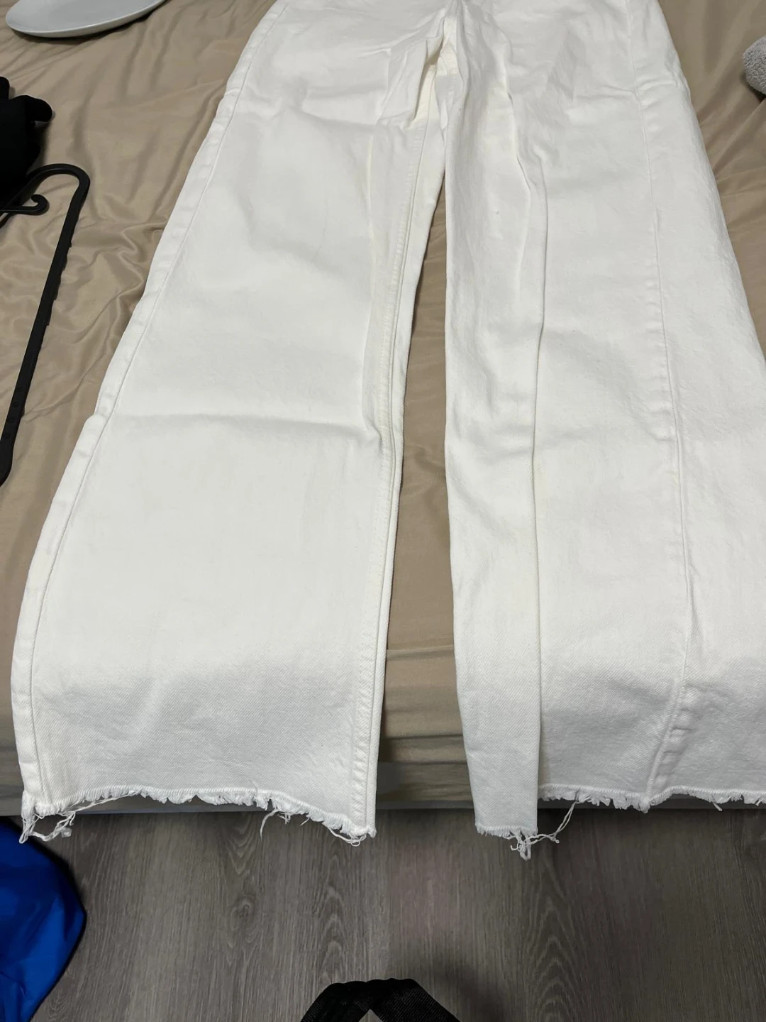 H&M White Wide-Leg Jeans Size 2 - photo 3