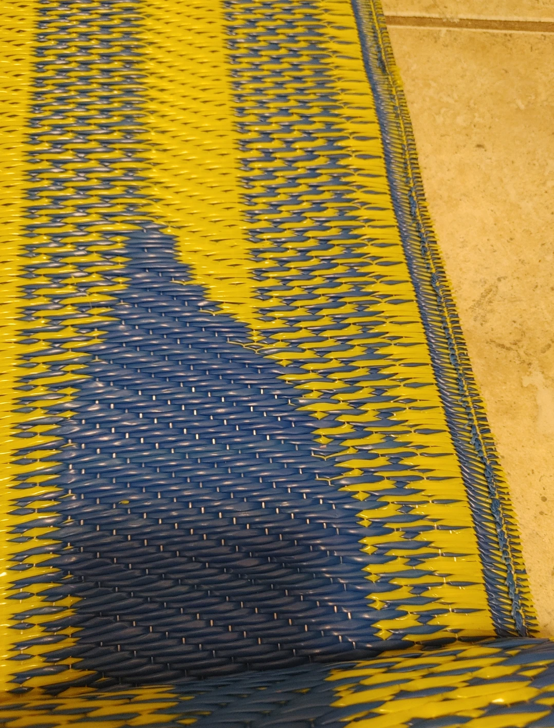 Blue and Yellow Striped Multi Use  Mat  New - photo 5