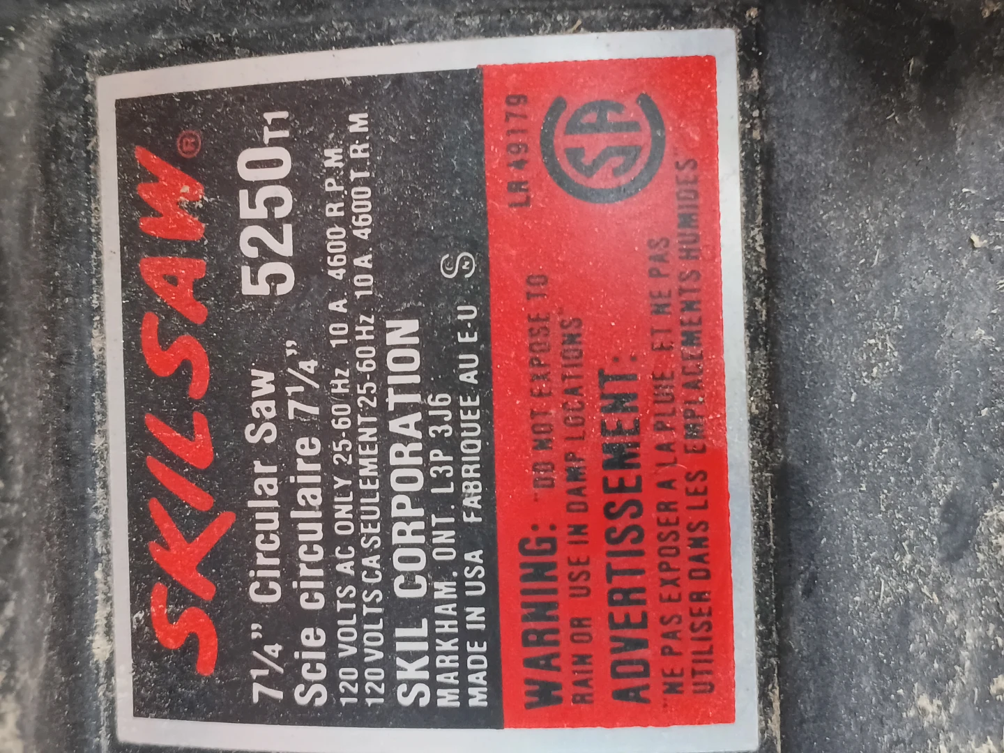 SkilSaw 7 1/4" Circular Saw and Black & Decker Drill - photo 2